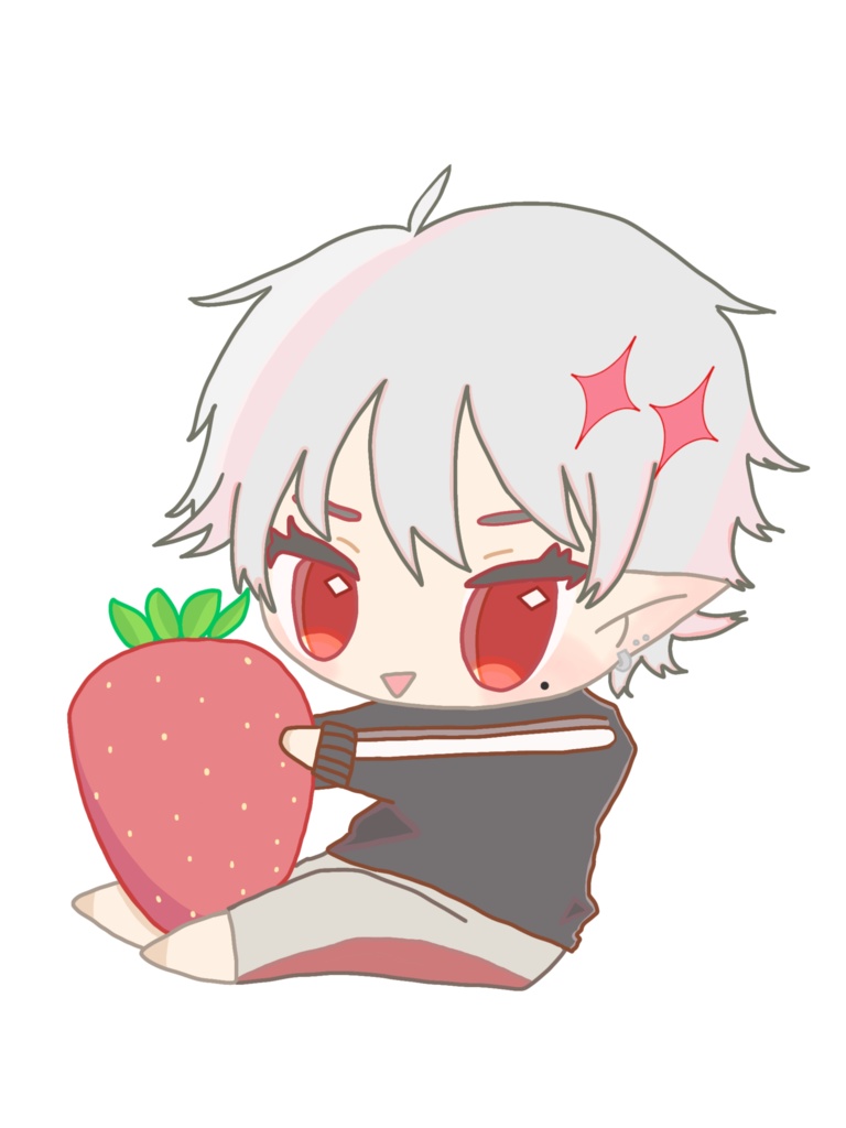 葛葉 アクリルキーホルダー(いちご)【】非公式【】