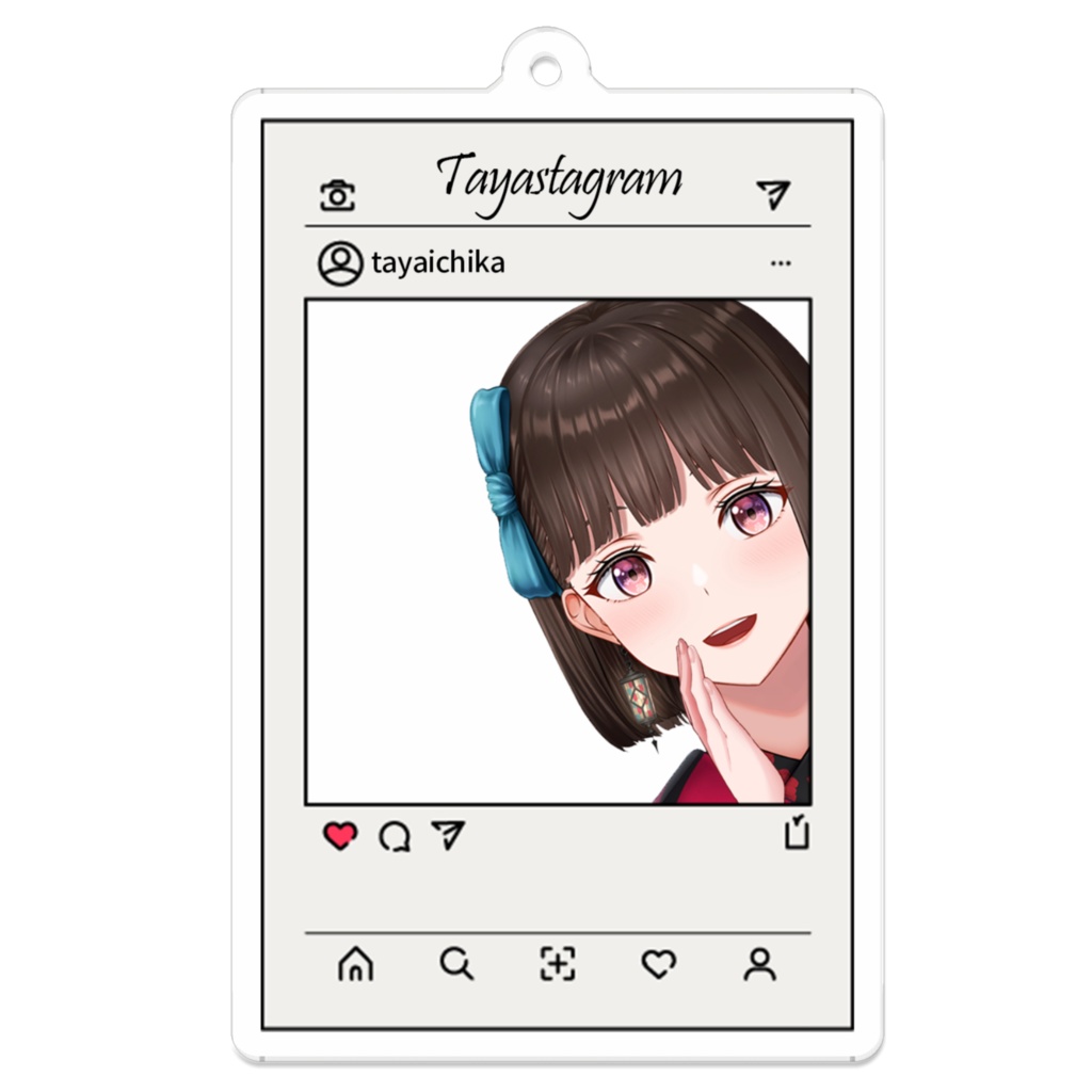 旅家とお出かけアクリルキーホルダー【A:こそこそ】