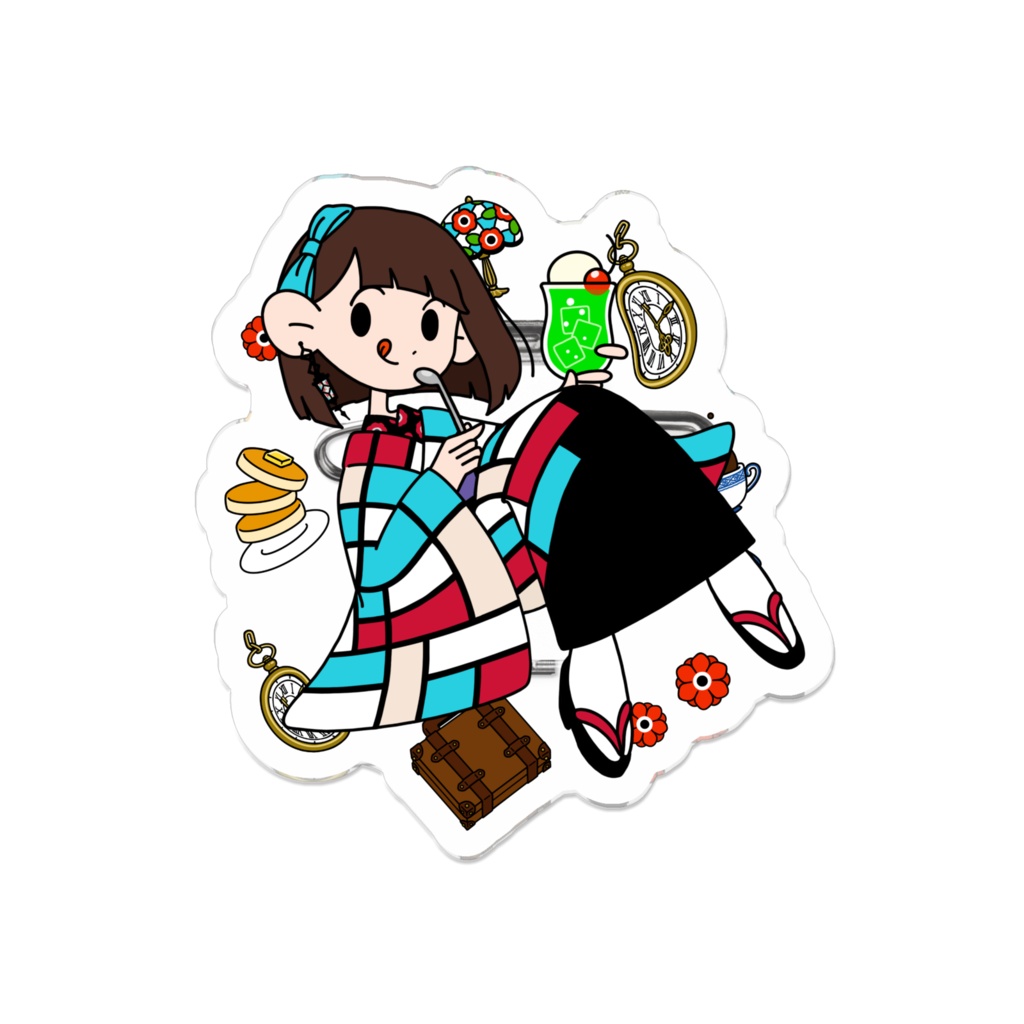 2周年記念クリアバッジ