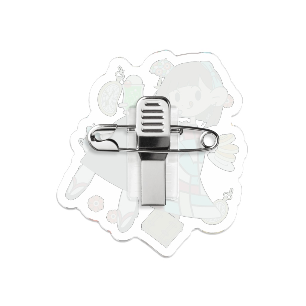 2周年記念クリアバッジ