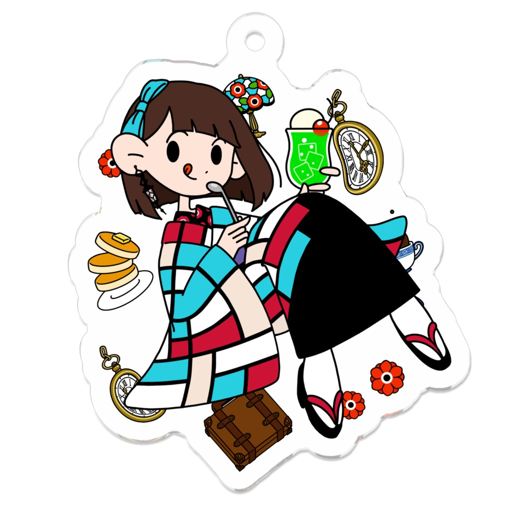 2周年記念アクリルキーホルダー