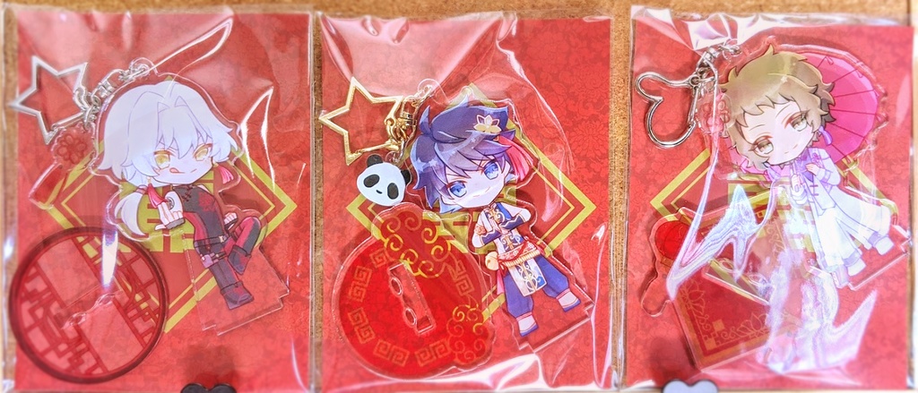 チャイナ虎牙道 アクリルスタンドキーホルダー