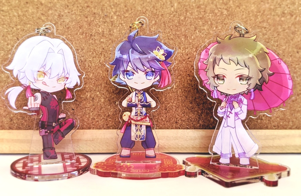 チャイナ虎牙道 アクリルスタンドキーホルダー