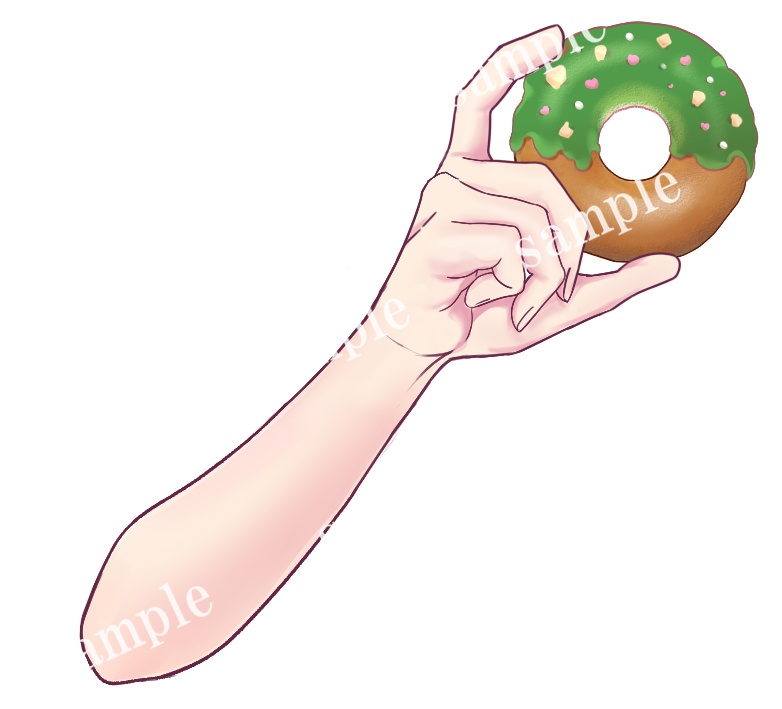 【Vtuber様向けフリー素材】食いしん坊Vtuberの食べ物セット