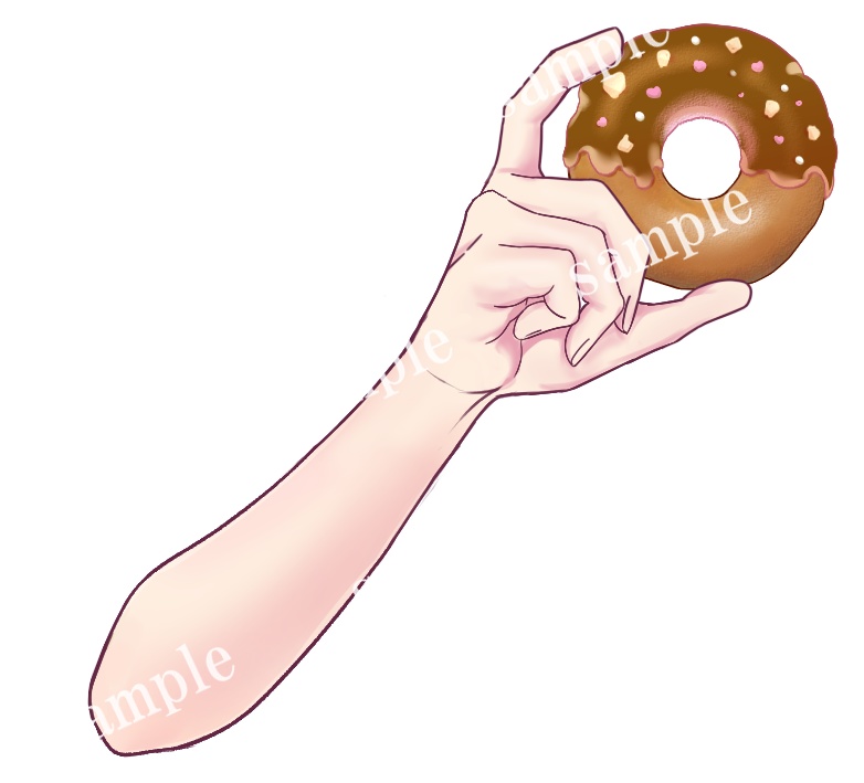 【Vtuber様向けフリー素材】食いしん坊Vtuberの食べ物セット