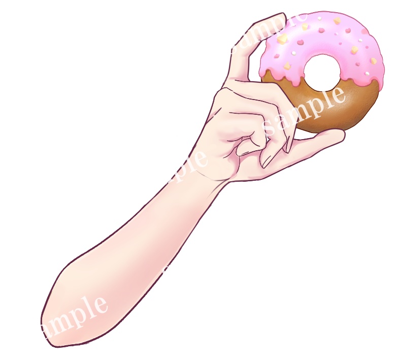 【Vtuber様向けフリー素材】食いしん坊Vtuberの食べ物セット