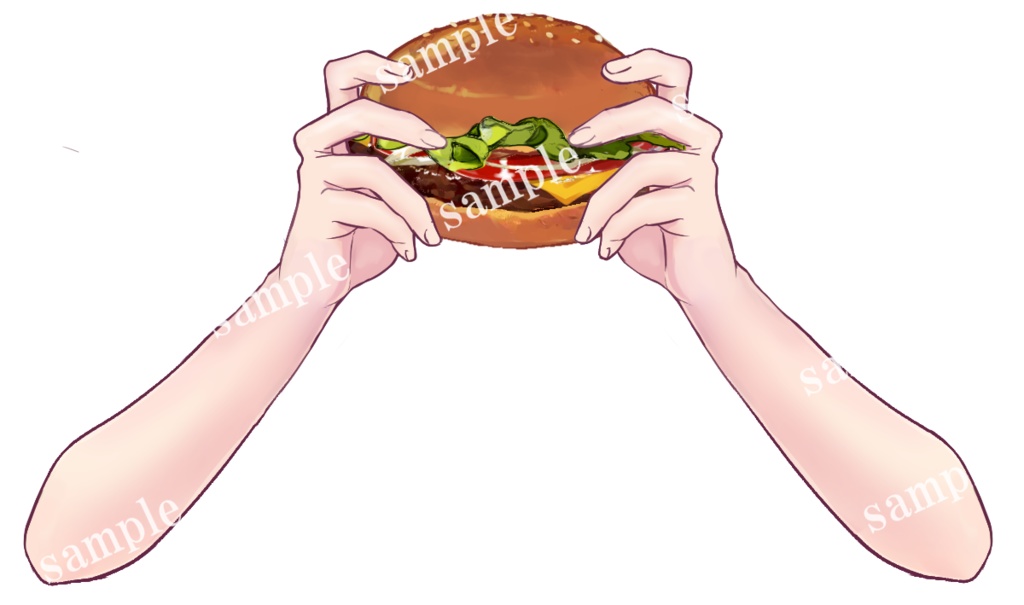 【Vtuber様向けフリー素材】食いしん坊Vtuberの食べ物セット