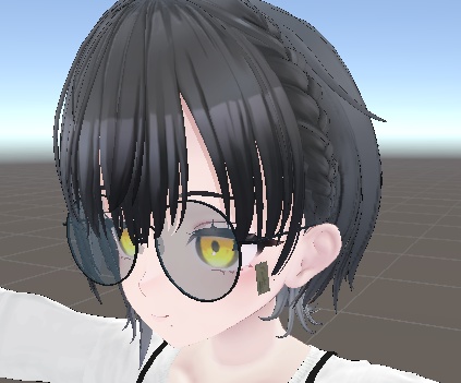 動く値札ストラップ付き！　丸眼鏡　ビナアちゃん、ルルネちゃん対応