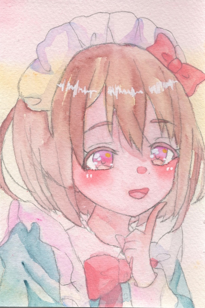 【メイド（1）】（渚）原画