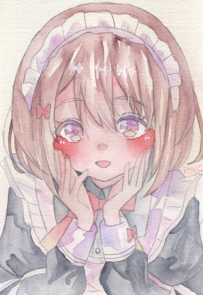 【メイド（2）】（渚）原画