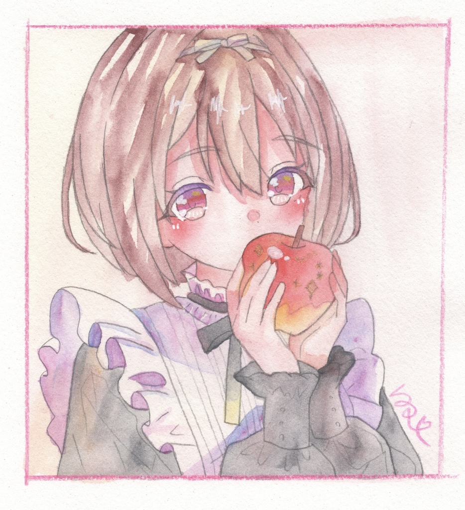 【琴乃と対】（渚）新作原画