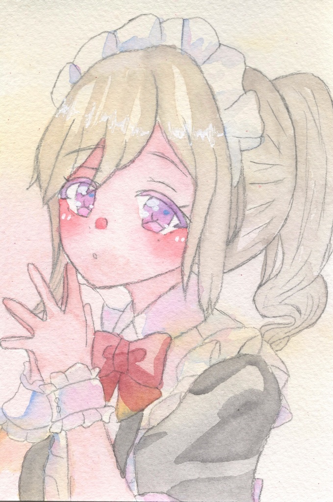 【メイド（1）】（沙季）原画