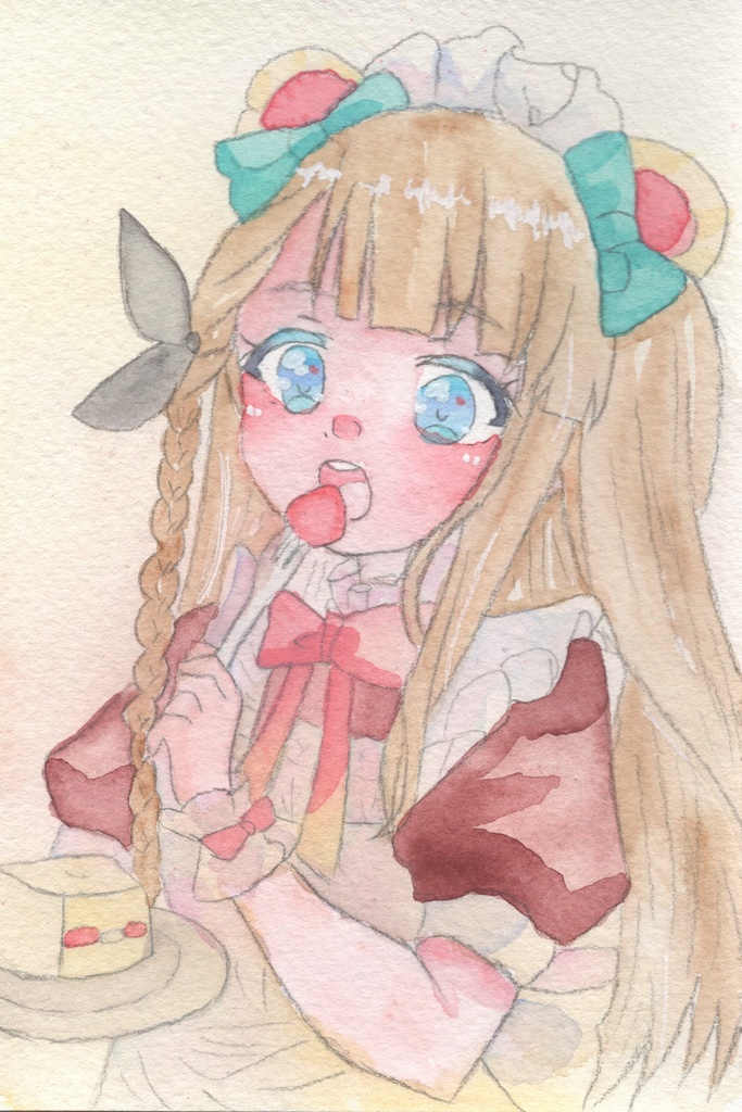 【メイド（1）】（すず）原画