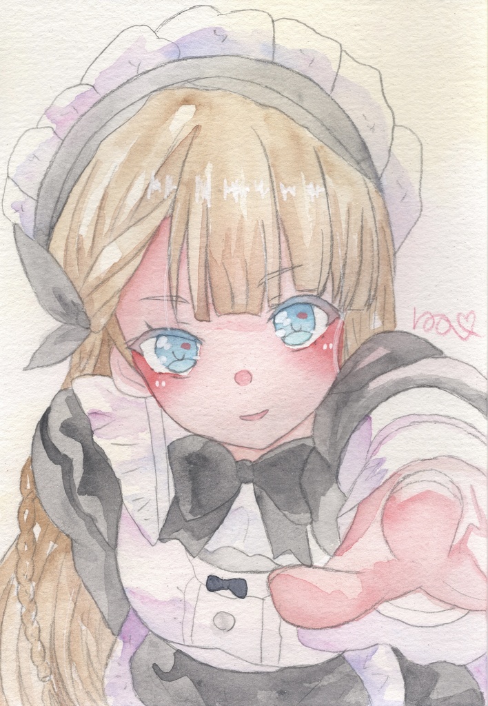 【メイド（2）】（すず）原画