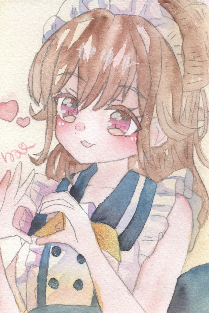 【セーラーメイド】（芽衣）原画