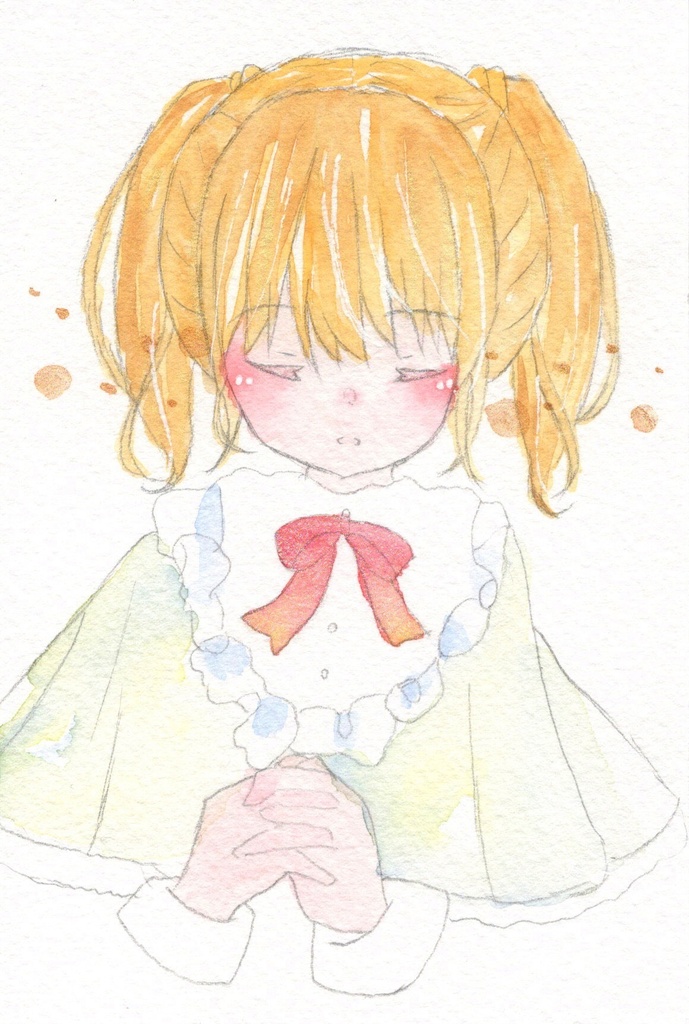 【祈り】（さくら）原画