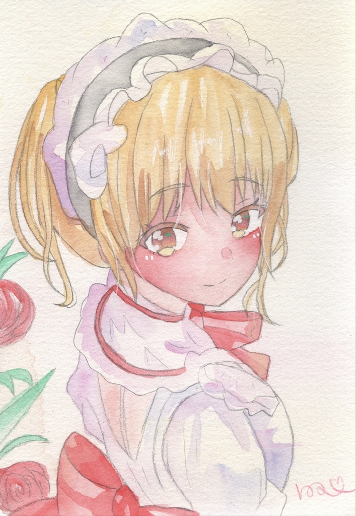 【メイド（2）】（さくら）原画