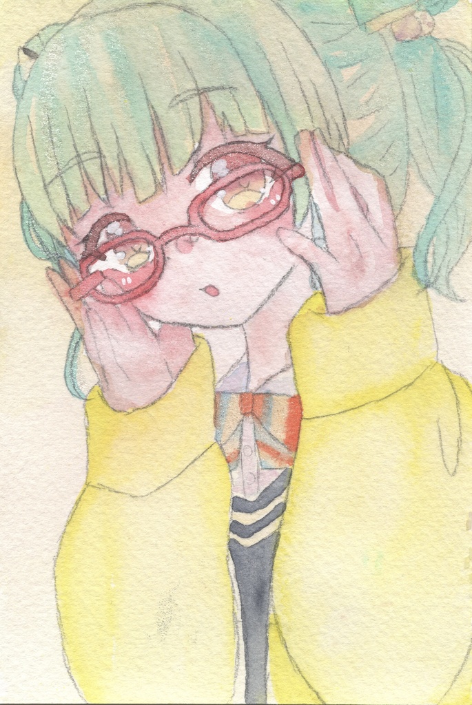 【メガネ（1）】（雫）原画