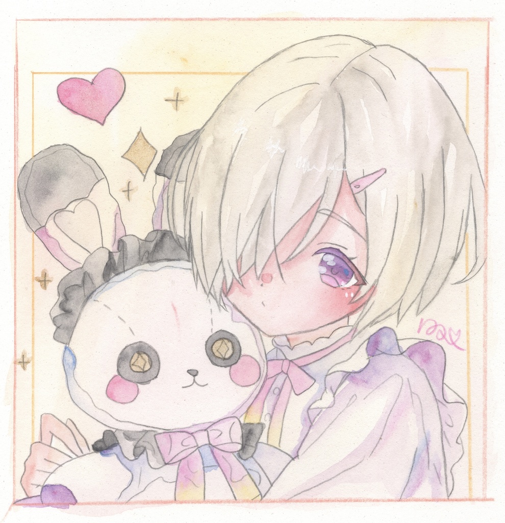 【🐰】（千紗）新作原画