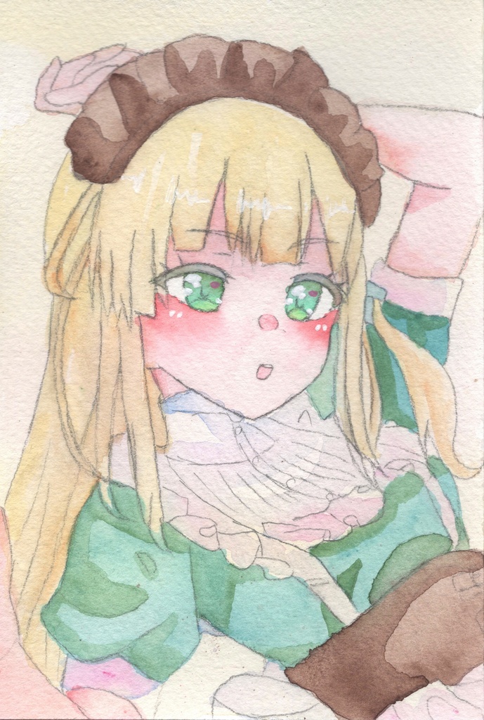 【メイド（1）】（怜）原画