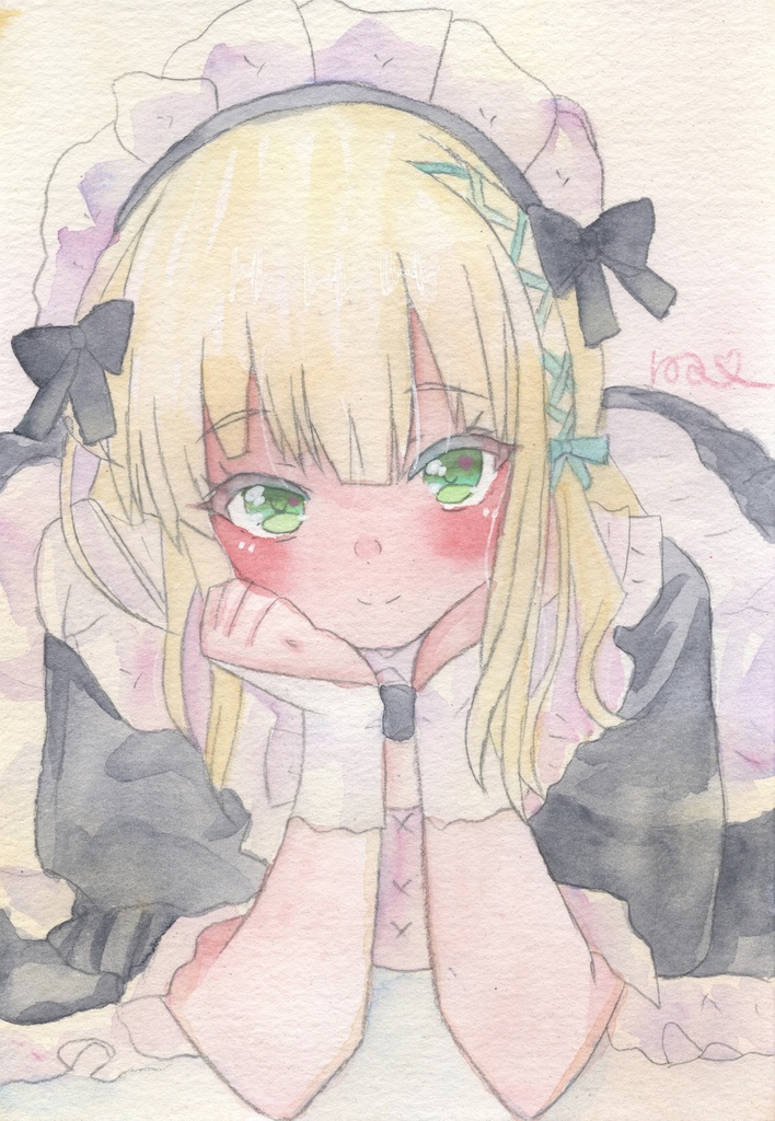【メイド（2）】（怜）原画