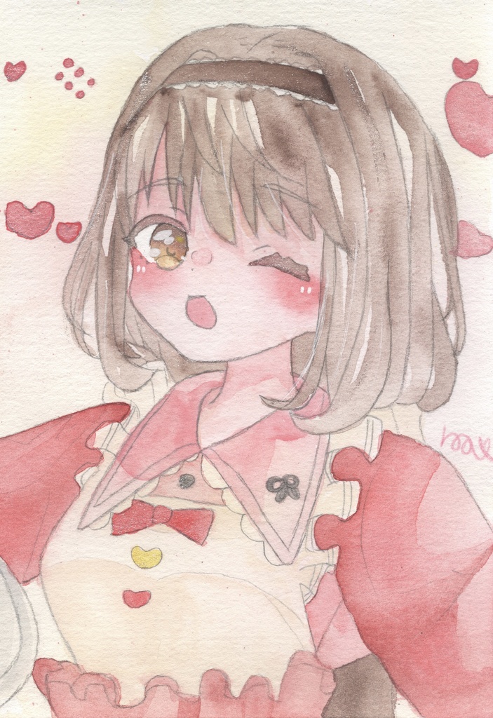 【♥】（遙子）原画