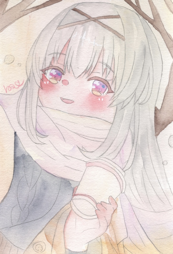 【冬】（瑠依）原画