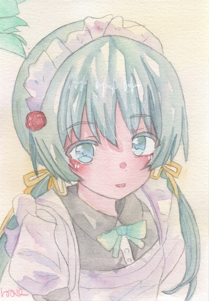 【メイド（2）】（すみれ）原画