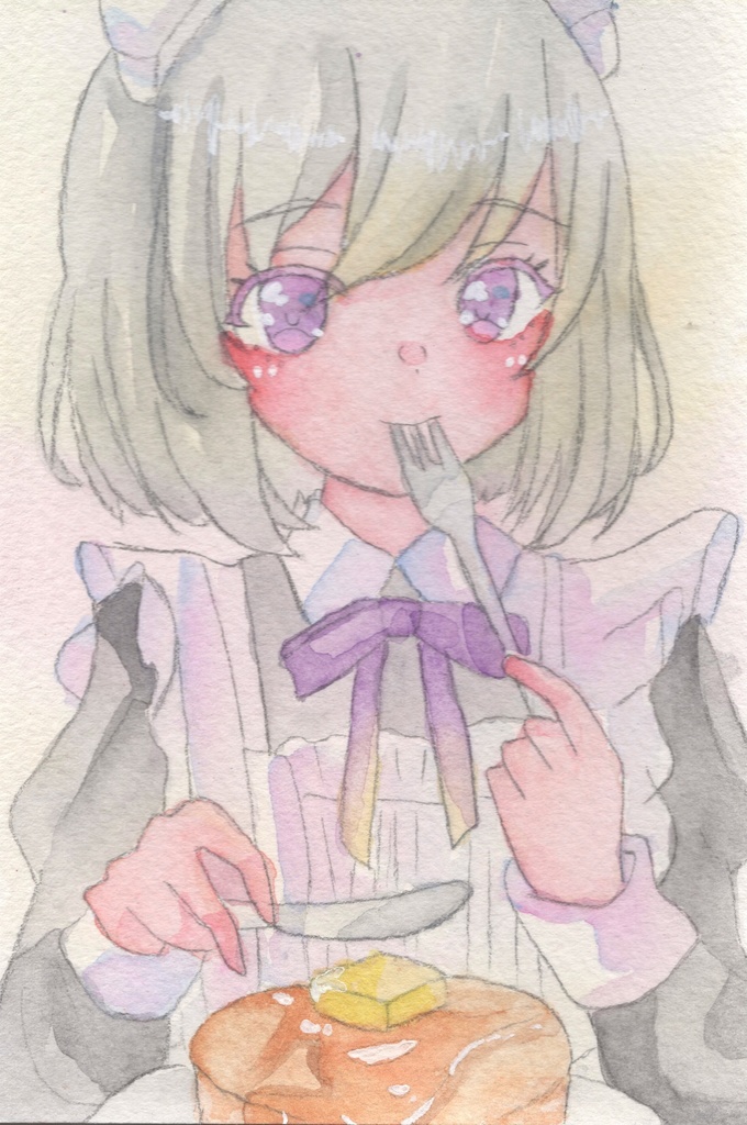 【メイド（1）】（莉央）原画