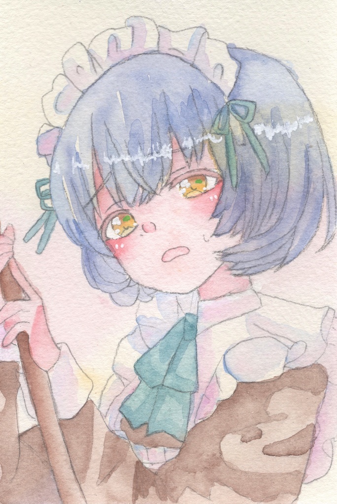 【メイド（1）】（葵）原画
