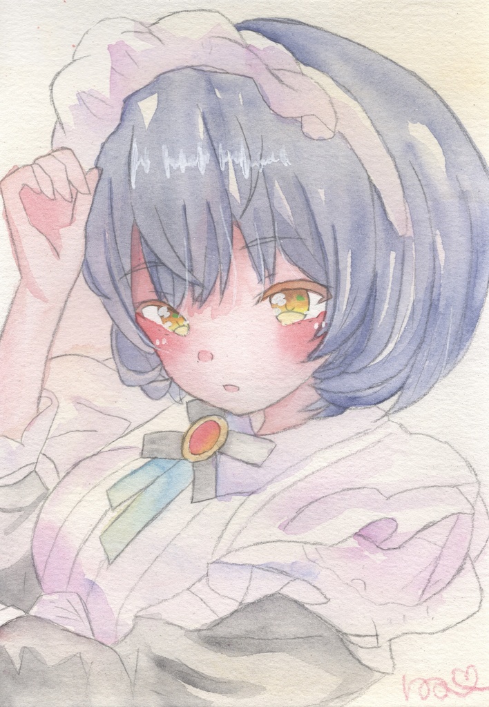 【メイド（2）】（葵）原画