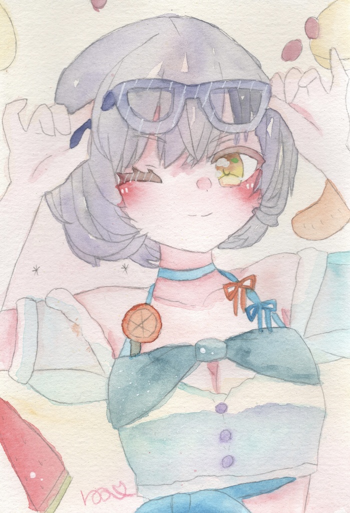 【水着】（葵）原画