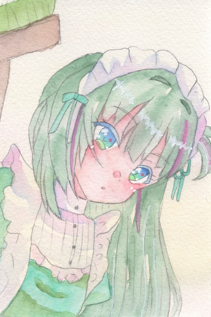 【メイド（1）】（愛）原画