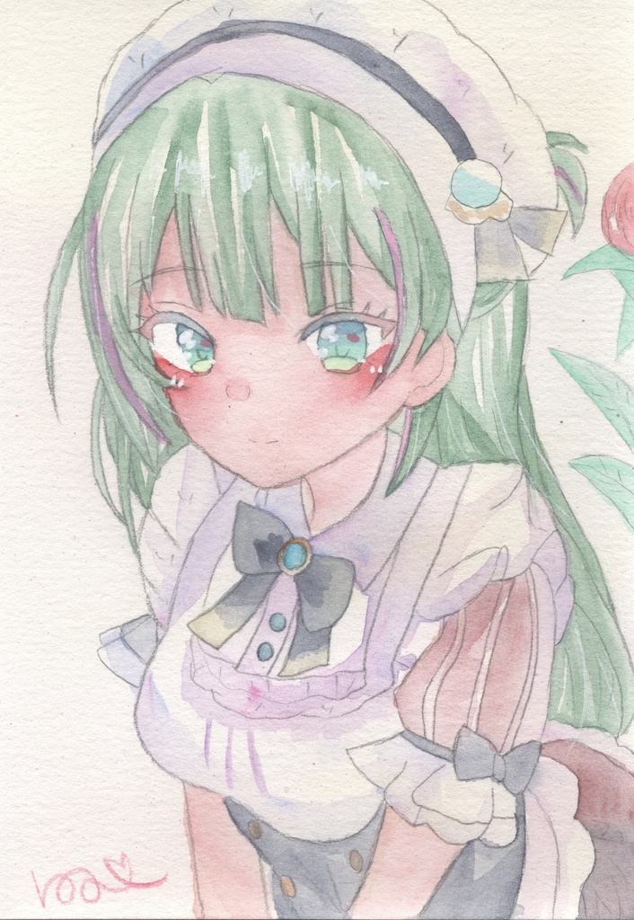 【メイド（2）】（愛）原画