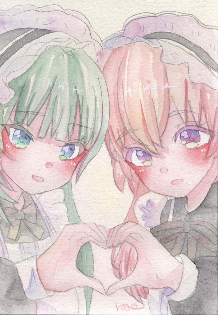 【メイド愛とメイドこころ】原画