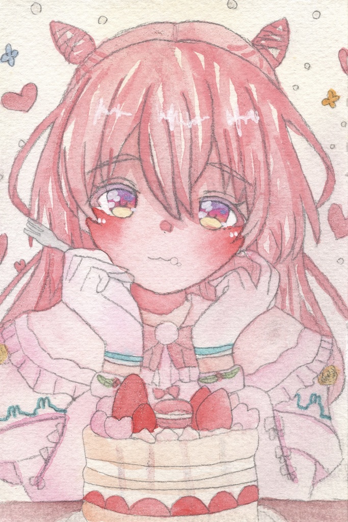 【🎂】（こころ）原画