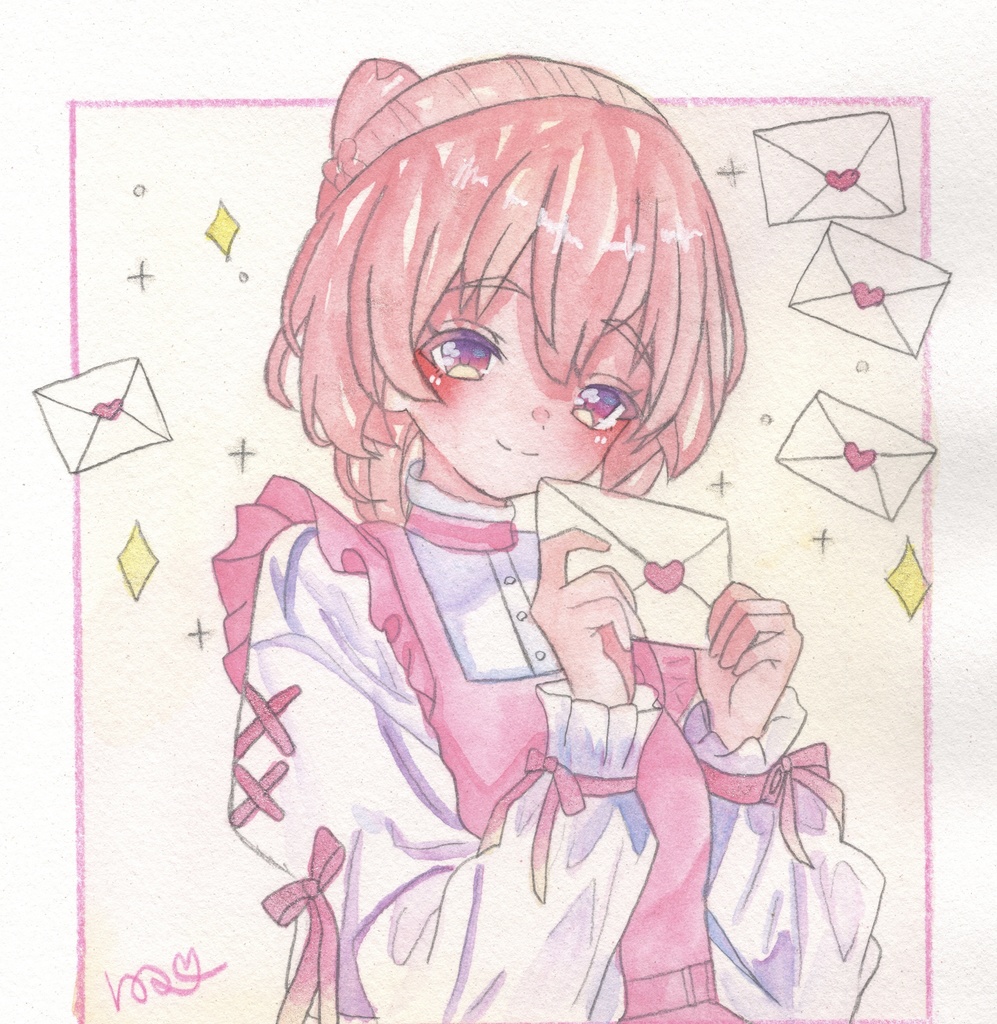 【💌（2）】（こころ）新作原画