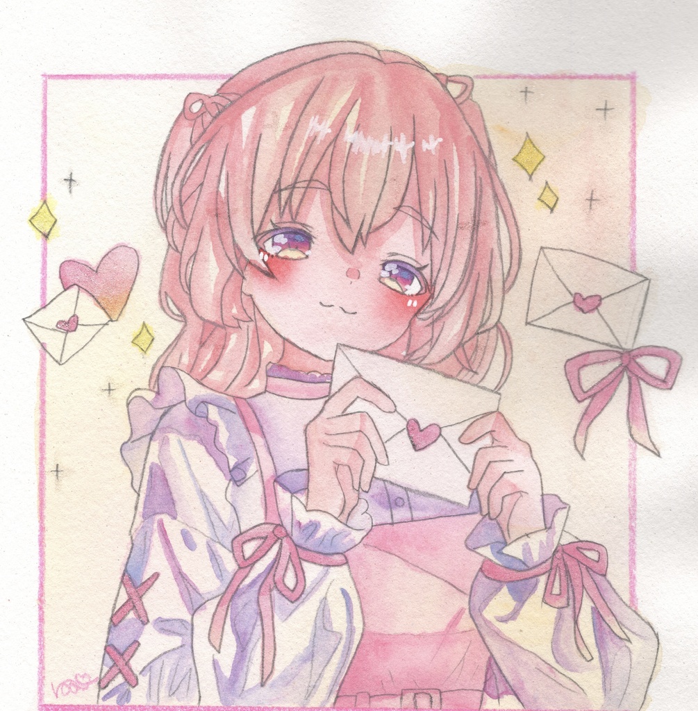 【💌（3）】（こころ）新作原画