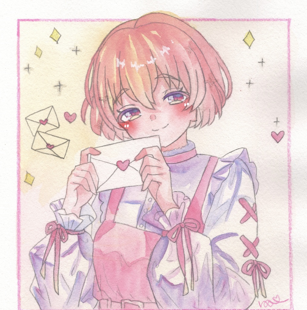 【💌（4）】（こころ）新作原画