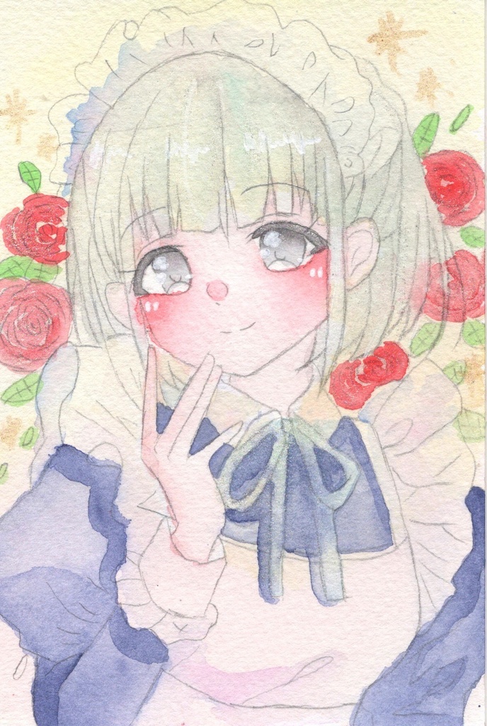【メイド（1）】（kana）原画