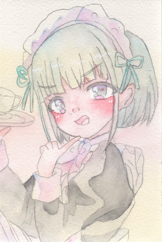 【メイド（2）】（kana）原画
