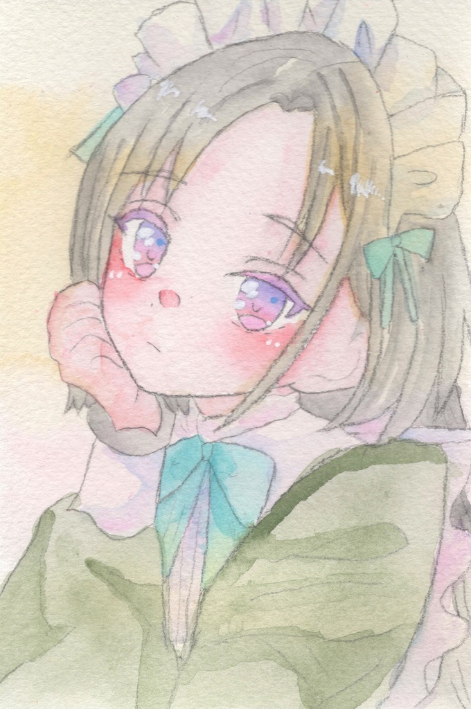 【メイド（1）】（miho）原画