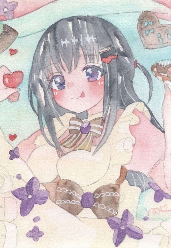 【🍫】（麻奈）原画