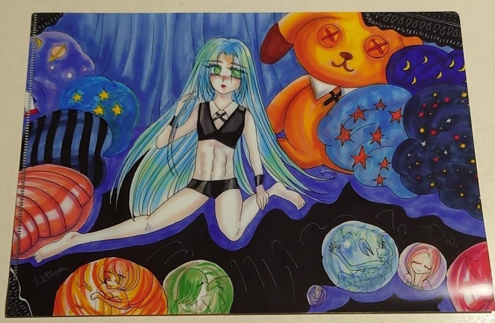 【表】レッチェと愛弟子たち【裏】レッチェ幼少期のクリアファイル。