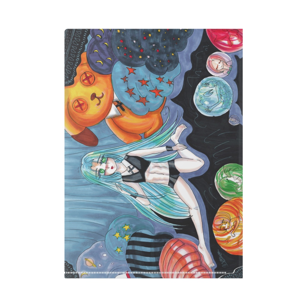 【表】レッチェと愛弟子たち【裏】レッチェ幼少期のクリアファイル。