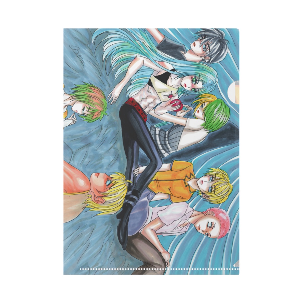 【表】レッチェと愛弟子たち【裏】レッチェ幼少期のクリアファイル。