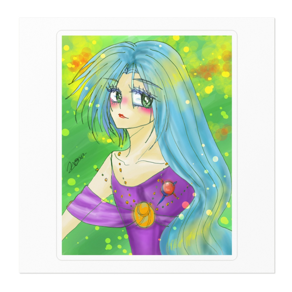 SECHS(ゼックス)1*レッチェのステッカー1。