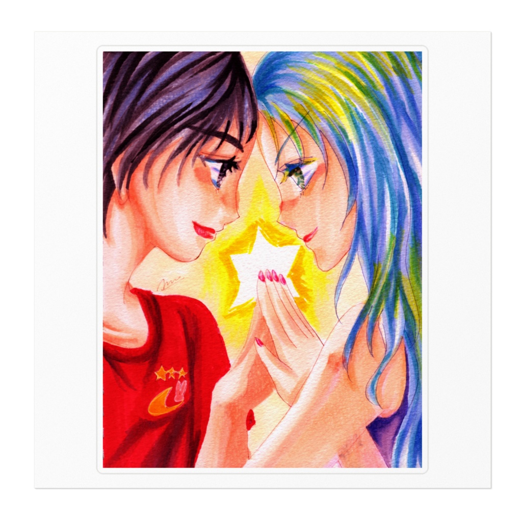 HP『私の空。』15周年記念*レッチェと涼ちゃんのステッカー。