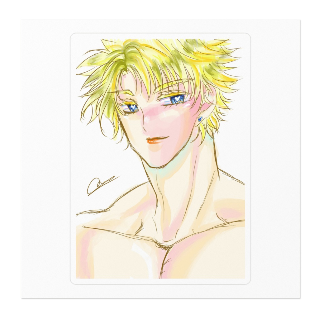 SECHS(ゼックス)1*『オリビア様*マッチョ』ステッカー。