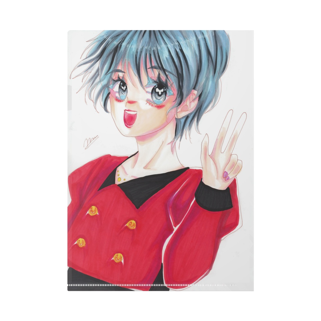 レッチェと涼ちゃんのクリアファイル【A4】。